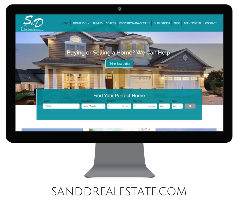 S&D Real Estate Services | Real Estate Website | Spark Sites Member | Lakeland, FL