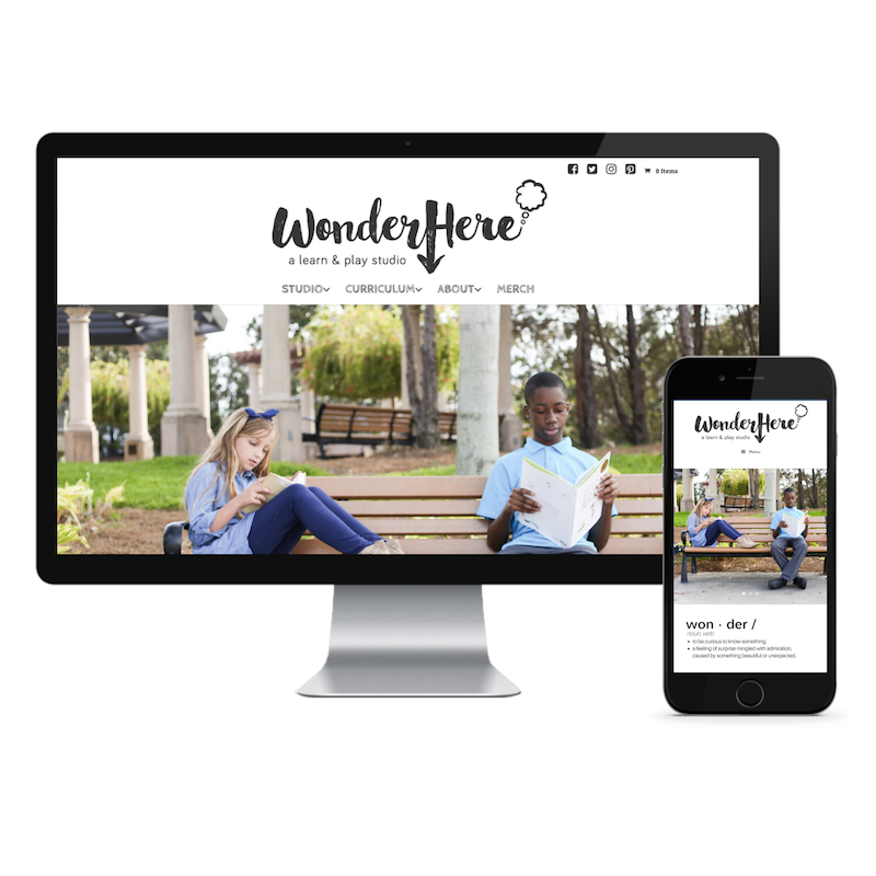 WonderHere | Education Website | Spark Sites Lakeland, FL
