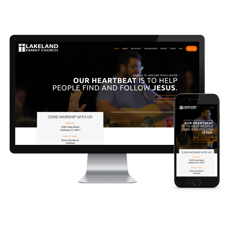 Lakeland Family Church | Church Website | Non-Profit Website | Spark Sites Lakeland, FL