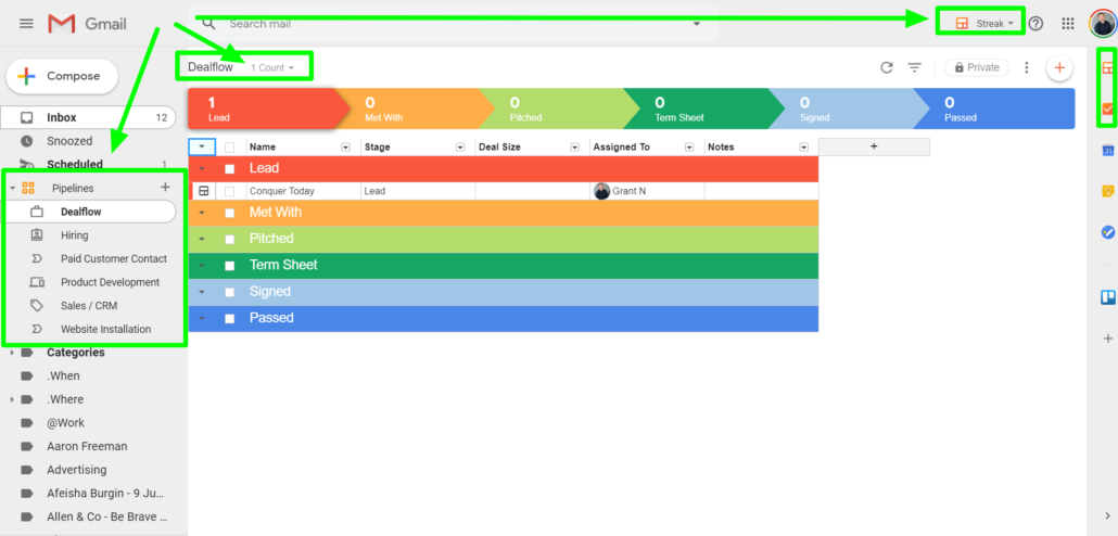 Gmail as CRM - Streak for Gmail from Hubspot