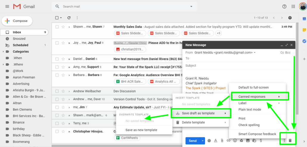 How To Save Email Templates In Gmail With Streak