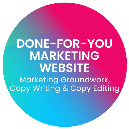 Done for You Marketing Website - Copy Writing
