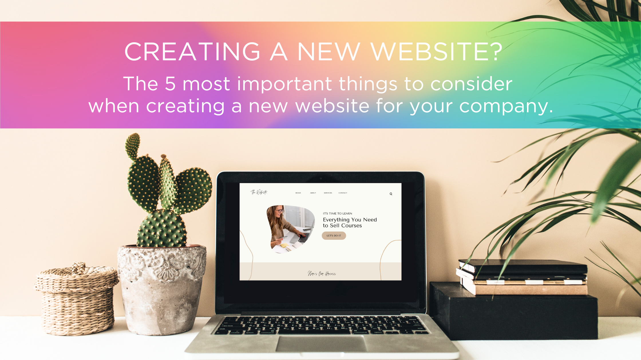 CREATING A NEW WEBSITE