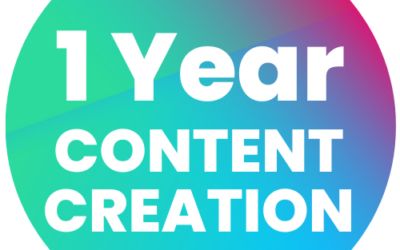1 Year of Content Creation