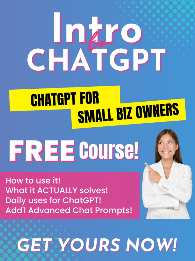Free Course on ChatGPT for Small Biz Owners!💥