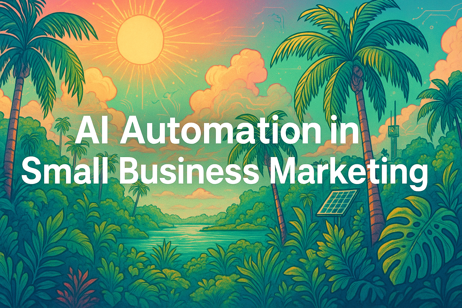 magenta-solarpunk-marketing-ai-automation